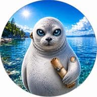 Маскот РСТУРИСТИК: нерпа на Байкале